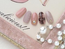 ハートニットネイル　8500円