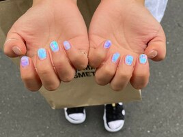 うるうる氷ネイル