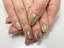 クォーターリゾートネイル(QUARTER RESORT nail)/カラーマグネットネイル☆