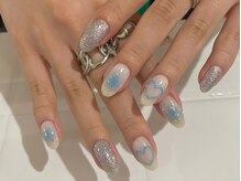 シェリーラメール 新宿店(cherie la mer)/ブルーチークネイル