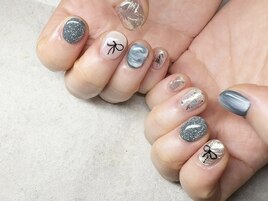 #モヤモヤネイル#夏ネイル