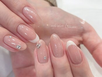 【パラジェル】上品フレンチnail
