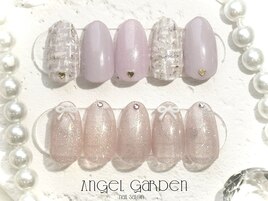 春パープルピンクデザイン