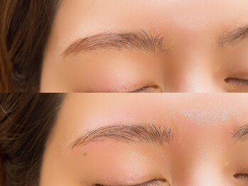 アイラッシュサロン フルール(eyelash salon FLEUR)の写真/アイブロウスタイリングWAX1回4500円♪眉毛カラー付きや産毛シェービング付きのメニューもご用意あり☆