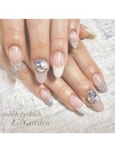 リルガーデン 新宿南口(Lil' Garden)/大人ツイード×Vカットストーン