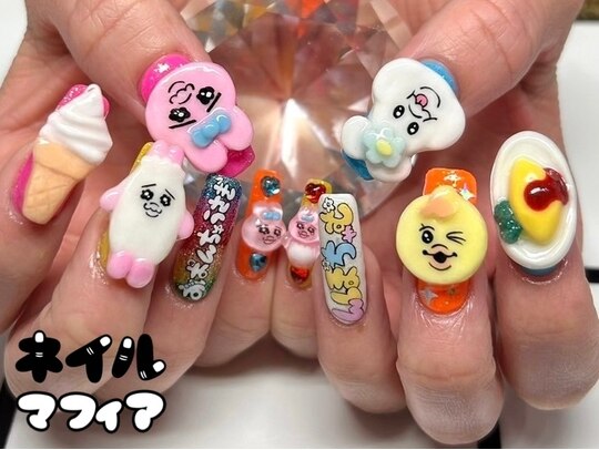 おぱんちゅうさぎ3Dパーツ☆：PG008989569｜ネイルマフィア 原宿(NAIL 
