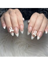 レディスペネイル ノウラ 名駅店(Redispe nail NouRa)/白フレンチ