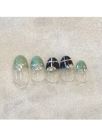 2024.12月定額ネイル3-2