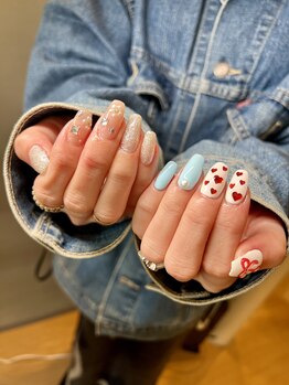 サラソージュ アチワ ネイル(SARA SO-JU ACHIWA NAIL)/持ち込みデザイン