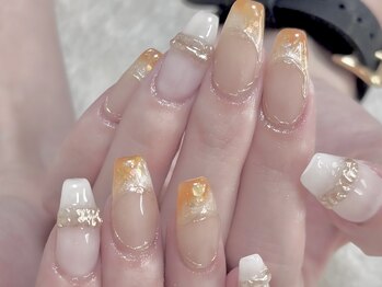 ラピス(Lapis)/マーブル/フレンチ/粘土ジェル