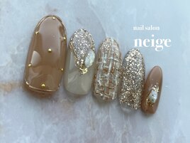 秋デザイン　ツィードニュアンス