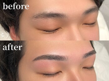 エムズアイブロウ 天王寺店(M'sアイブロウ)/メンズHBL #眉パーマ