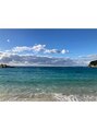 笑み屋&nbsp;海。特に冬の海が好きです。旅行先はいつも海沿いが多いです。