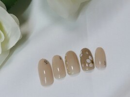 手描きフラワーネイル（サンプル