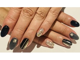 黒ラインネイル