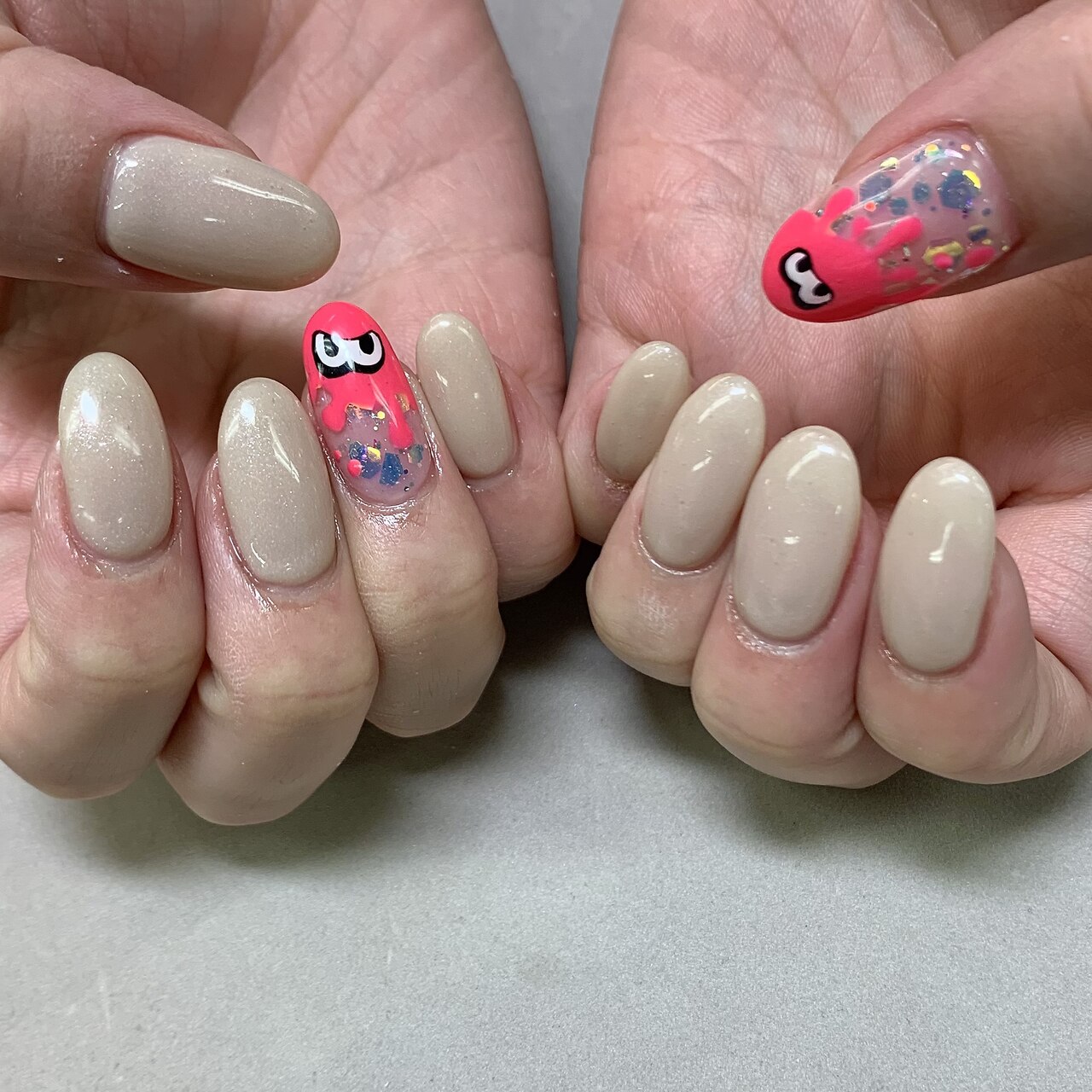 確認用 スプラトゥーン ネイルパーツ 【公式通販】