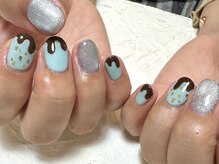 デューネイルスタジオ(dew nail studio)/チョコミントネイル