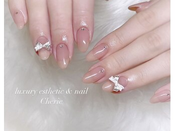 ヌーディーワンカラー×リボン