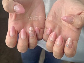 大人綺麗め春ネイル♪