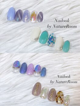 ネイルックバイナチュレルーム(Nailook by Nature Room)の写真/毎月更新♪迷わず選べて可愛い“定額ネイル”