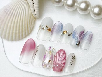 フローレスネイル 新宿店(FlawlessNail)の写真/【何度通ってもオフ代無料☆】2回目からも初回と同価格の料金設定が嬉しい♪アートコース￥7000～♪