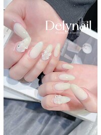 うるつやミルクホワイト+リボン