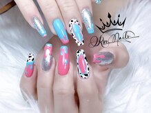 リンネイル 名古屋新栄町店(Rin.Nails)/l 10本長さ出しアート10本