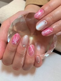 J nail◇大理石風ネイル