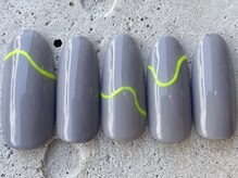 フリークネイル(FREAK Nail)/ネオンラインシンプル ¥7000