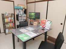 カイロ整体院 わらもんの雰囲気（カウンセリングルームにてお悩み相談、検査をします。）