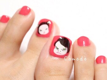 ネイル アトリエ コモード(nail atelier Comodo)/絵画ネイル [girl]