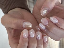 ホワイト×パールお任せデザイン