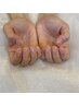 【再来】《hand》クリアネイル　¥5000