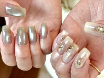 タスメット(+met)の写真/【オフ&ケア込】派手なデザインが出来ない方にも*最新トレンドでシンプルでも様々なシーンに映える指先へ