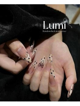 ルミネイル 池袋東口サンシャイン店(Lumi Nail)/レオパードリボンネイル