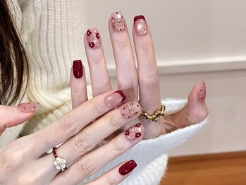 ビューティー ケフ 池袋店(Beauty Kaif)/ドット/花/マグネット/フレンチ