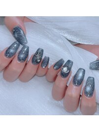 スカルプマグネットネイル