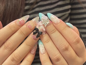 ベルネイル 池袋(Belle Nail)/レース、フレンチネイル