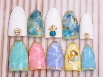 リルカネイル(Re'Luca nail)/リゾート気分の☆デザインコース