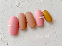 ボネール(nail ＆ eyelash Bounail)/パステル マット 7480円