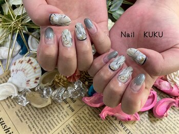 ネイルサロン ネイルクク(Nail KUKU)/白と黒