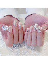 リッシュ ドゥ(RICHE deux)/ロゴ×ワンホンネイル