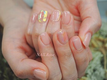 ネイルローズ(NAIL Rose)/オーロラキャンディ+¥880