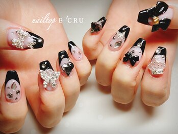 ネイルトップエクル(nail top E CRU)/bijou××