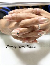 リリーフネイルルーム(RELiEF NAiL ROOM)/ラメグラデーション
