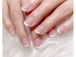 ホワイトフレンチ short nail