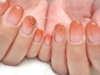 心花ネイル/春のうるちゅるグラデ