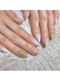 大人上品×ミラーネイル