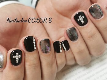 ネイルサロン カラーエイト(Nailsalon COLOR.8)/メンズネイル