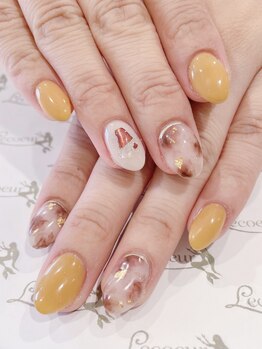 ルコル(Lecoeur)/タイダイネイル